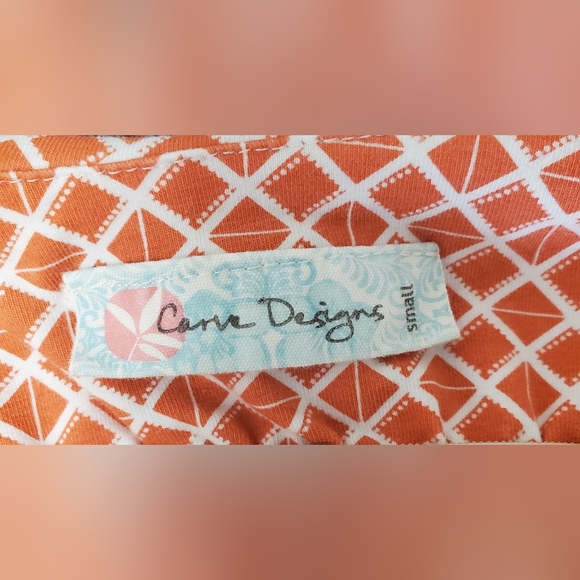 Carve Designs Size S Sleeveless Pink Patterned Dress - Picture 5 of 7